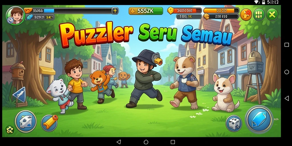 Tampilan gameplay 555ZK yang menantang dan seru.