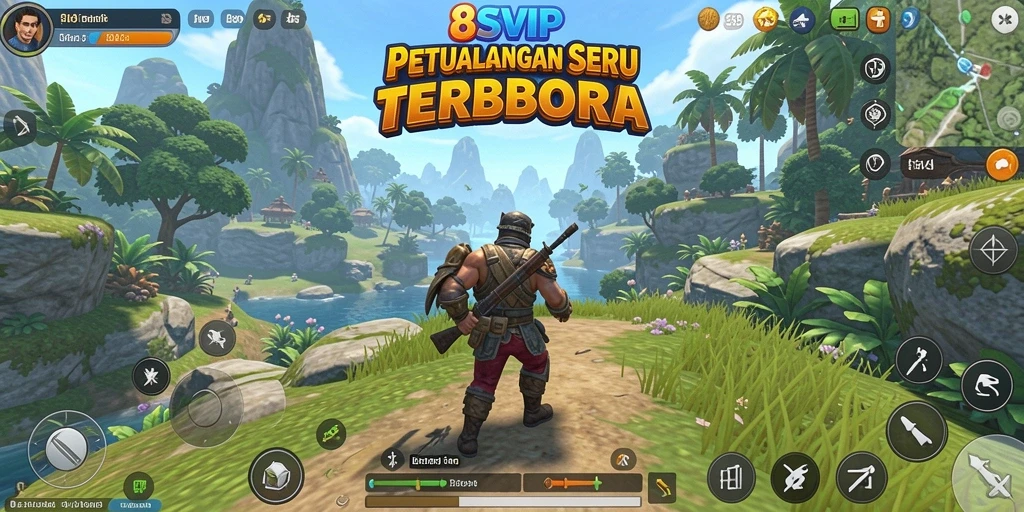Gameplay seru 8SVIP di dunia terbuka yang luas.
