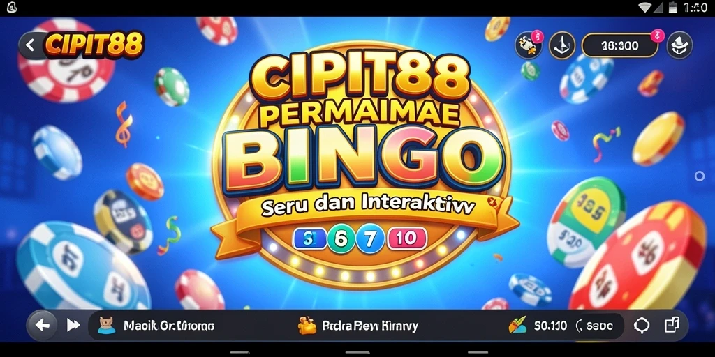 Tampilan gameplay seru Bingo di CIPIT88 yang interaktif.