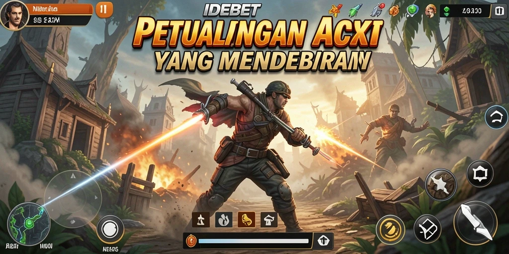 Tangkapan layar menunjukkan aksi seru dalam IDEBET dengan grafis menawan.