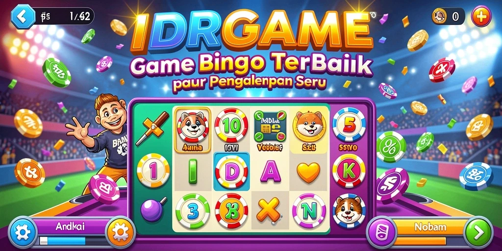 Tampilan gameplay Bingo yang seru dan menarik di IDRGAME.