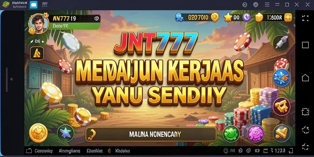 Tampilan gameplay JNT777 yang menantang dan menarik.