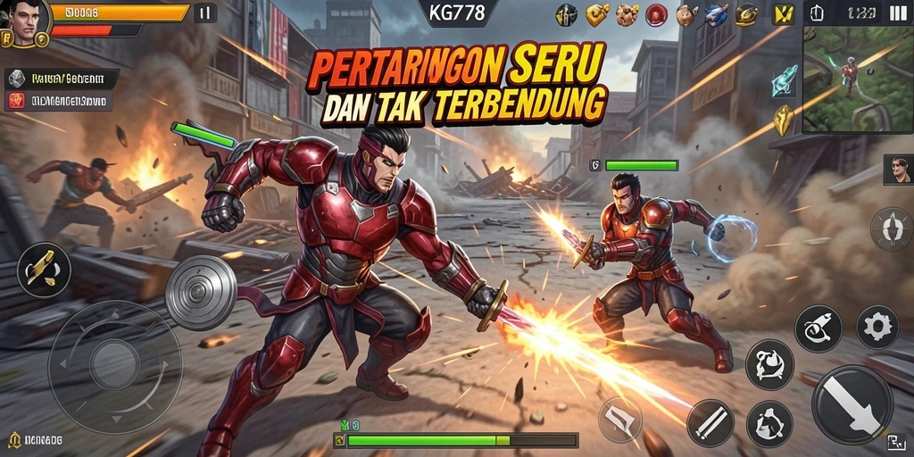 Tangkapan layar permainan KG778 menampilkan aksi Fighting yang mendebarkan.