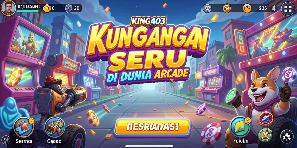 Screenshot menunjukkan aksi seru dalam permainan KING403 dengan karakter dan rintangan menarik.