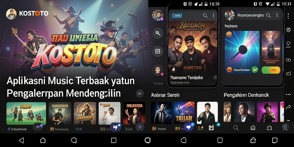 Tampilan menawan KOSTOTO saat menikmati musik dengan teman.