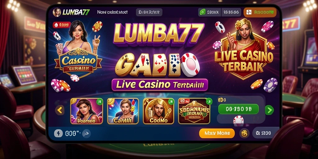 Tampilan gameplay LUMBA77 yang mendebarkan dengan dealer profesional.