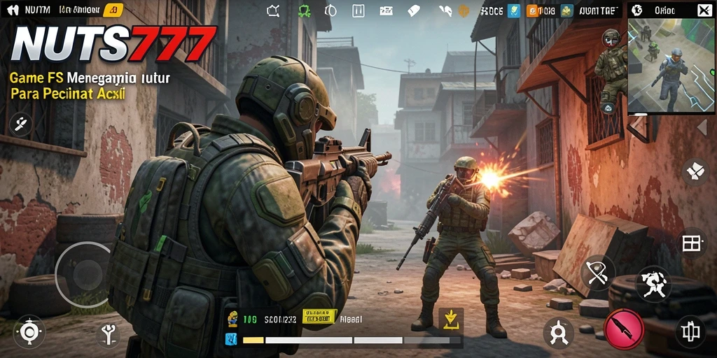 Tampilan gameplay NUTS777 yang menegangkan dan interaktif.