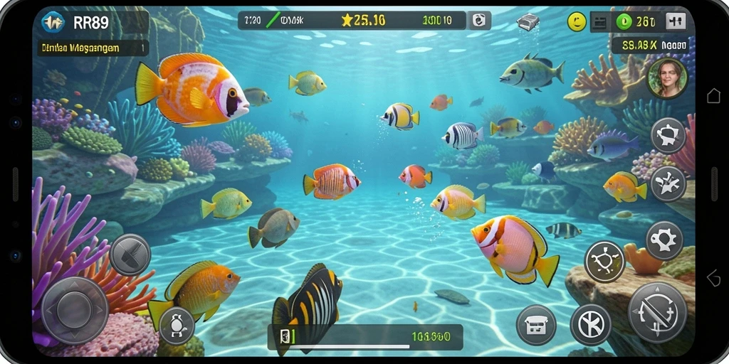 Screenshot gameplay RR89 yang seru dan menantang.