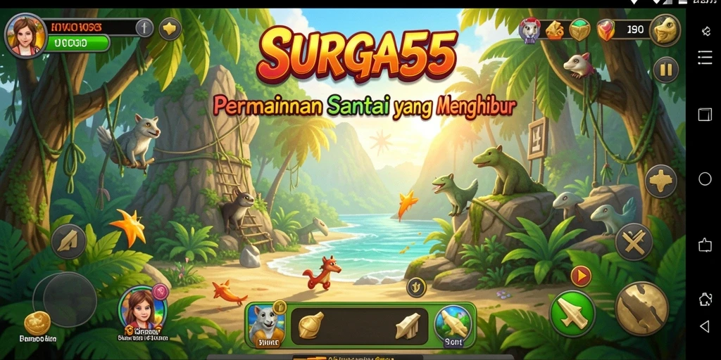 Tampilan gameplay Casual yang mengasyikkan dari SURGA55.